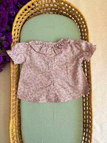 Lavender Floral Blouse