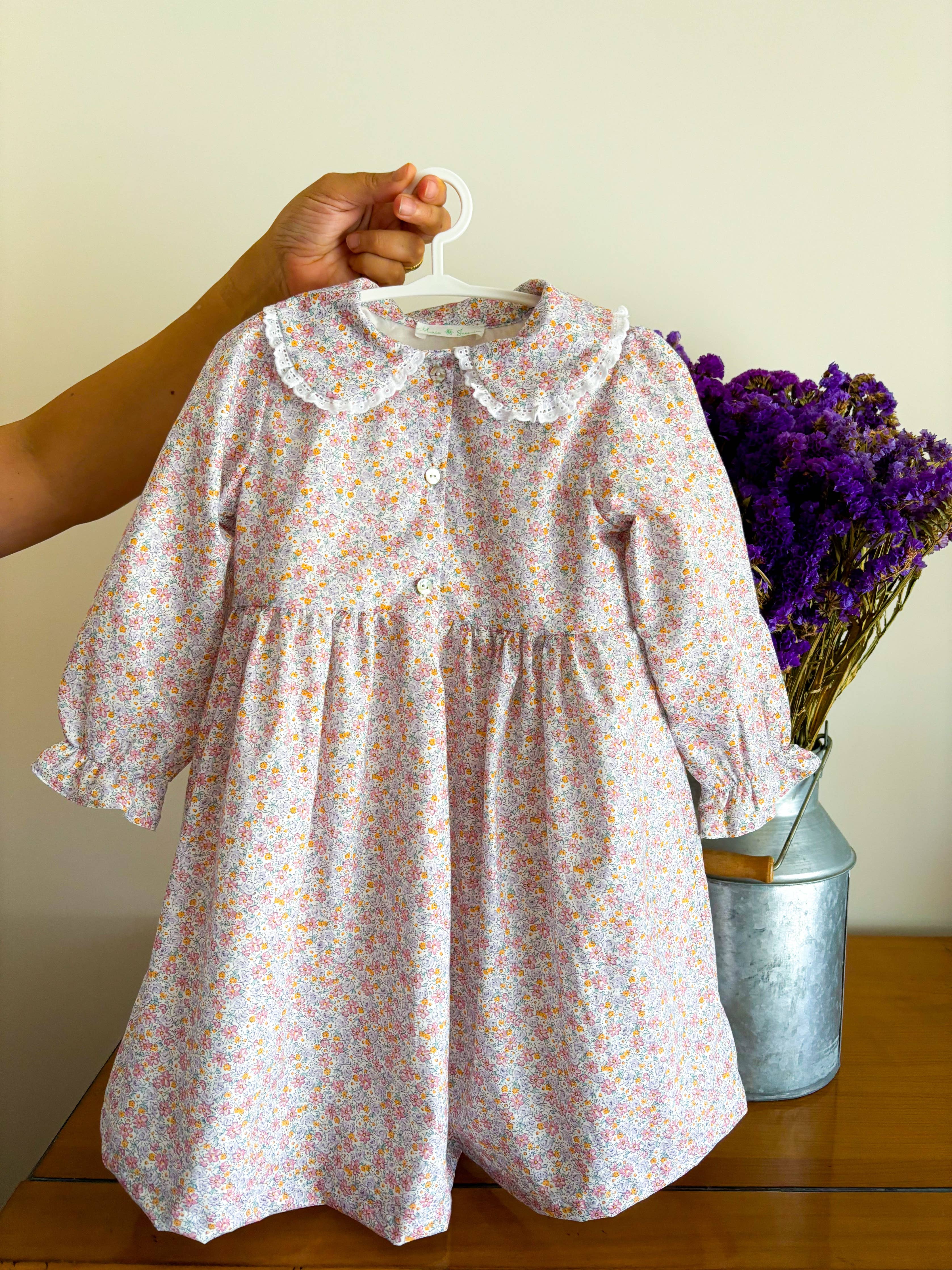 Lavender Floral Dress