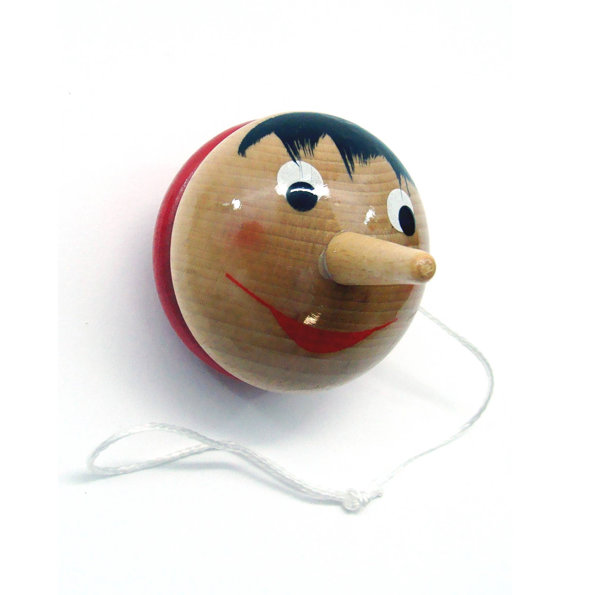 Pinocchio Wooden Yo-Yo, Handmade, Vintage