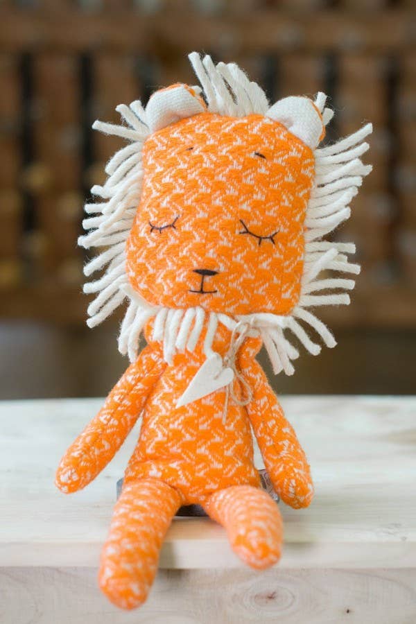 Handmade Wool Doll Lion