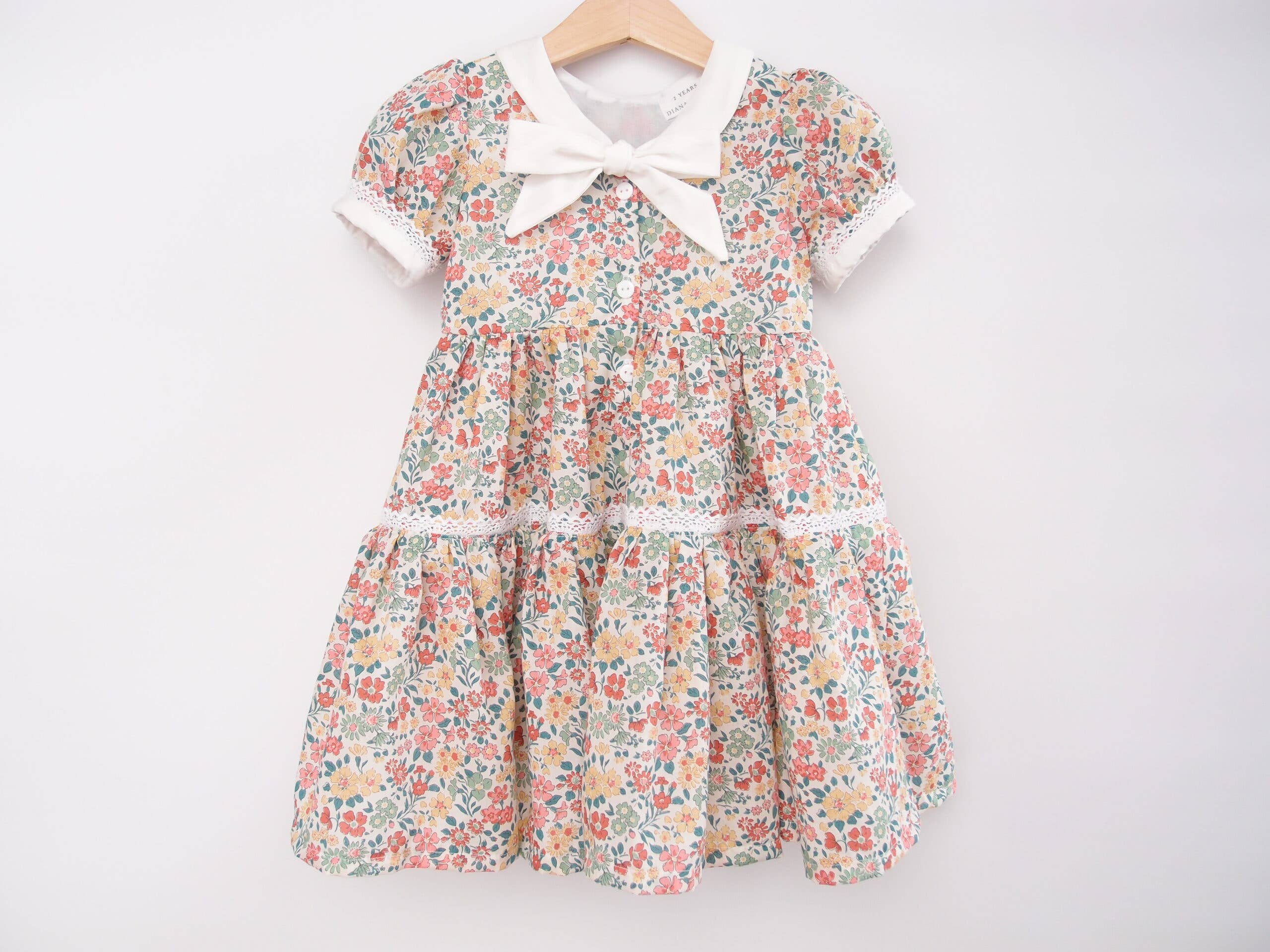 Annabelle Girl Dress Made With Liberty Fabric