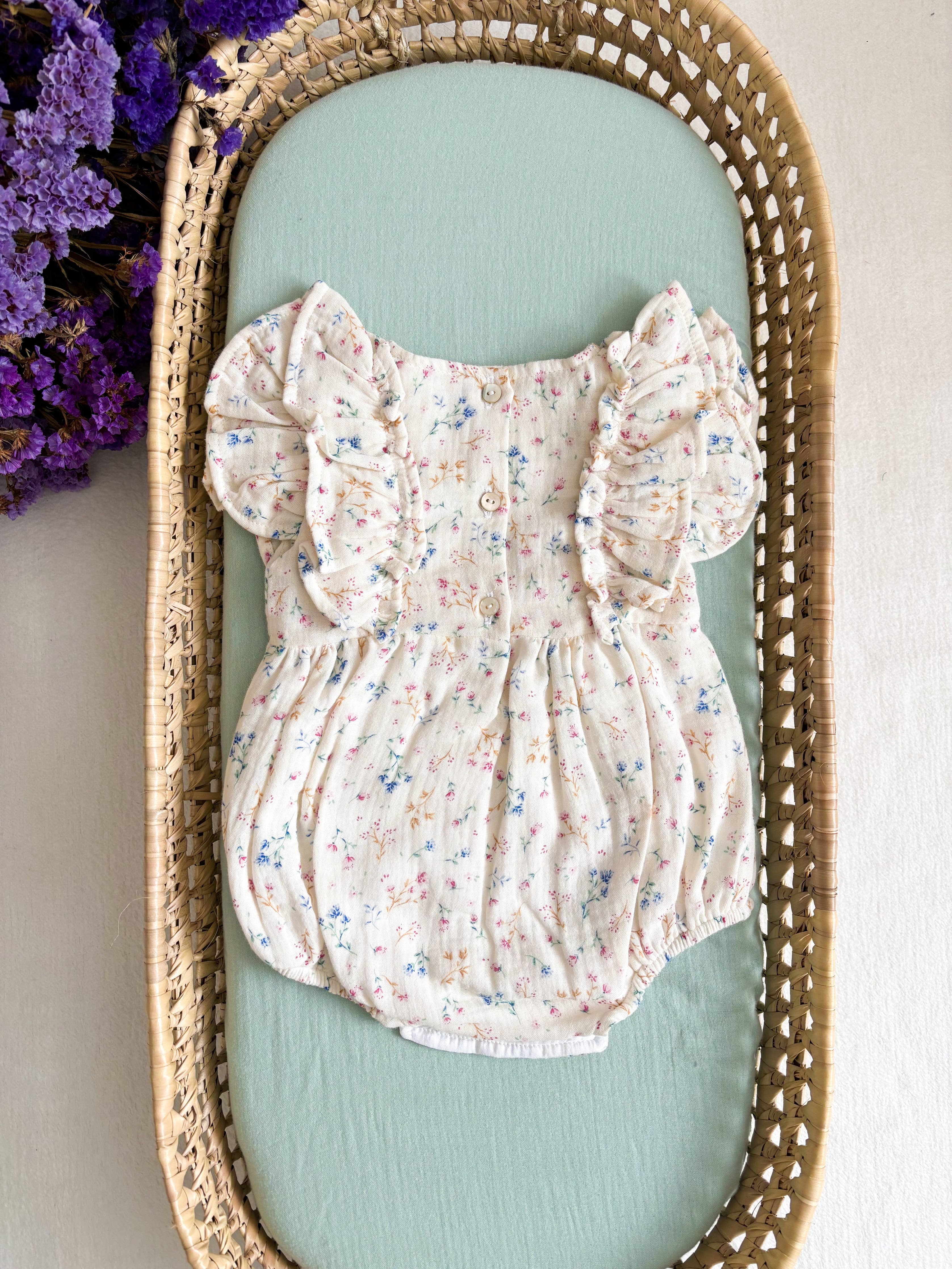 Muslin Ruffle Romper