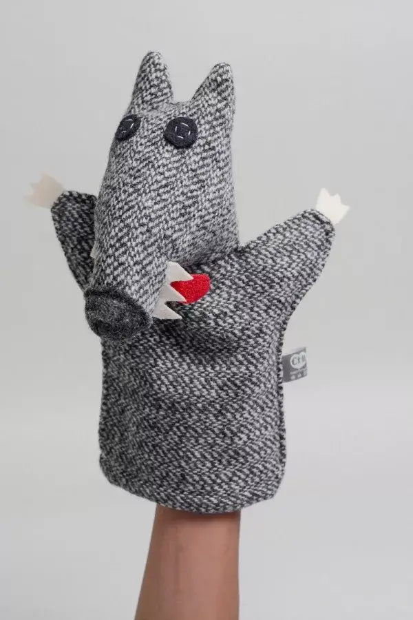 Wool Hand Puppet | Big Bad Wolf