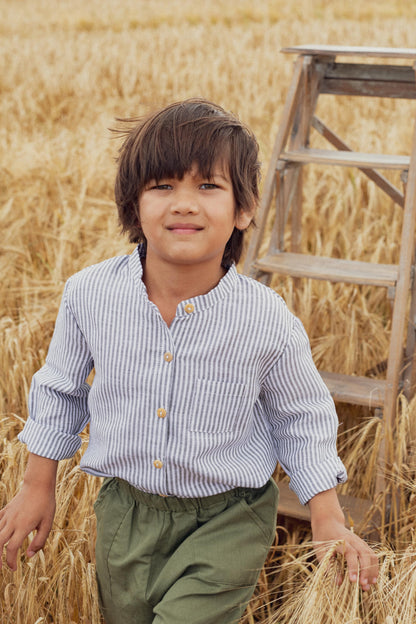 The Arsene Shirt in Linen Cotton