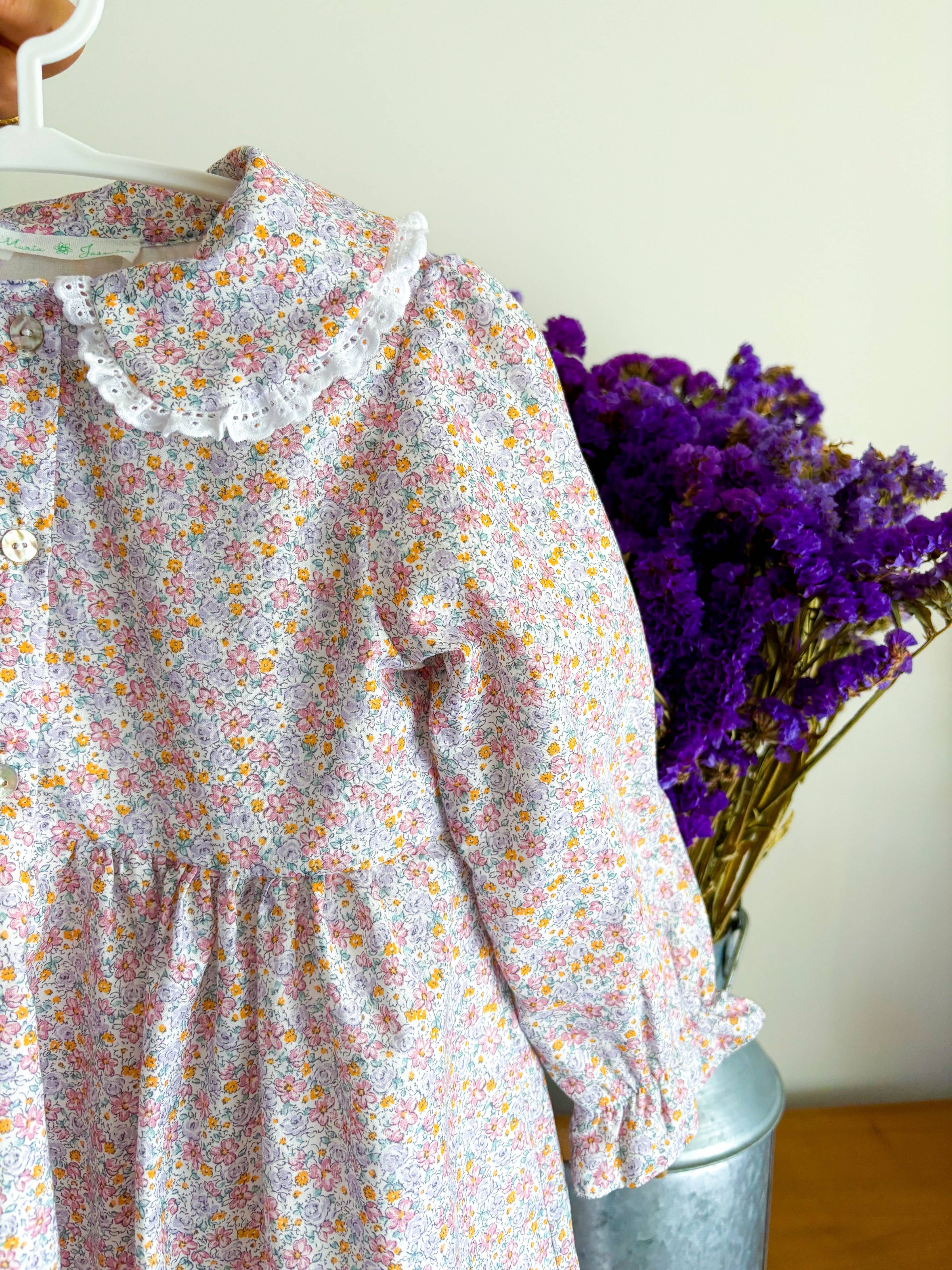 Lavender Floral Dress