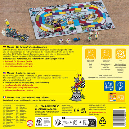 Monza Car Racing Board Game