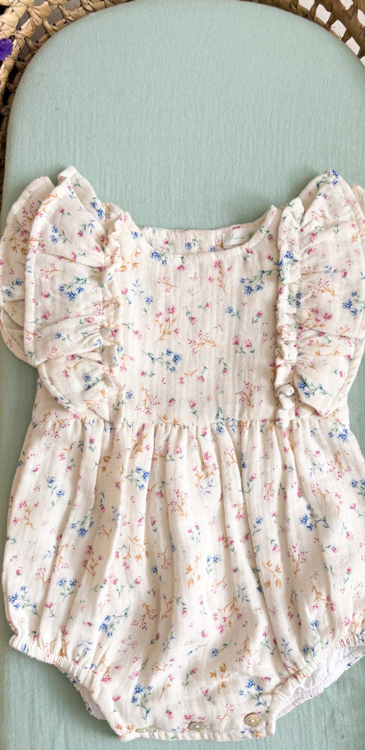 Muslin Ruffle Romper